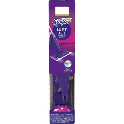 WetJet Mop Starter Kit Plastic Spray Mop Kit, Purple (86079)<Swiffer Sale