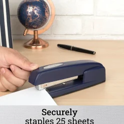 Staplers|Swingline 747 Business Desktop Stapler, 25-Sheet Capacity, Royal Blue (74729)