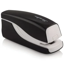 Staplers|Swingline Breeze Stapler, 20 Sheet Capacity, Black/White (42131)