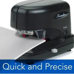 Staplers|Swingline Cartridge Electric Desktop Stapler, 30 Sheet Capacity, Black (69008)