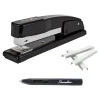 Staplers|Swingline Commercial Desktop Stapler, 20-Sheet Capacity, Black, 5000 Staples (S7044401STP)