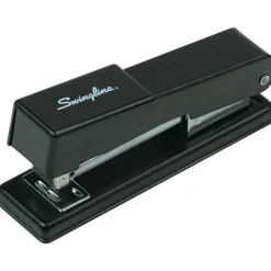 Staplers|Swingline Compact Desk Stapler with 1,000 Staples Included, 20 Sheet Capacity, Black, (78911)