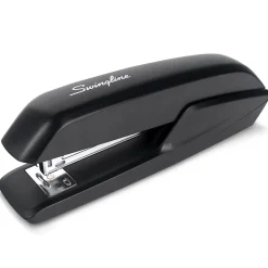 Staplers|Swingline Eco Friendly Desktop Stapler, 15-Sheet Capacity, Black (54501)