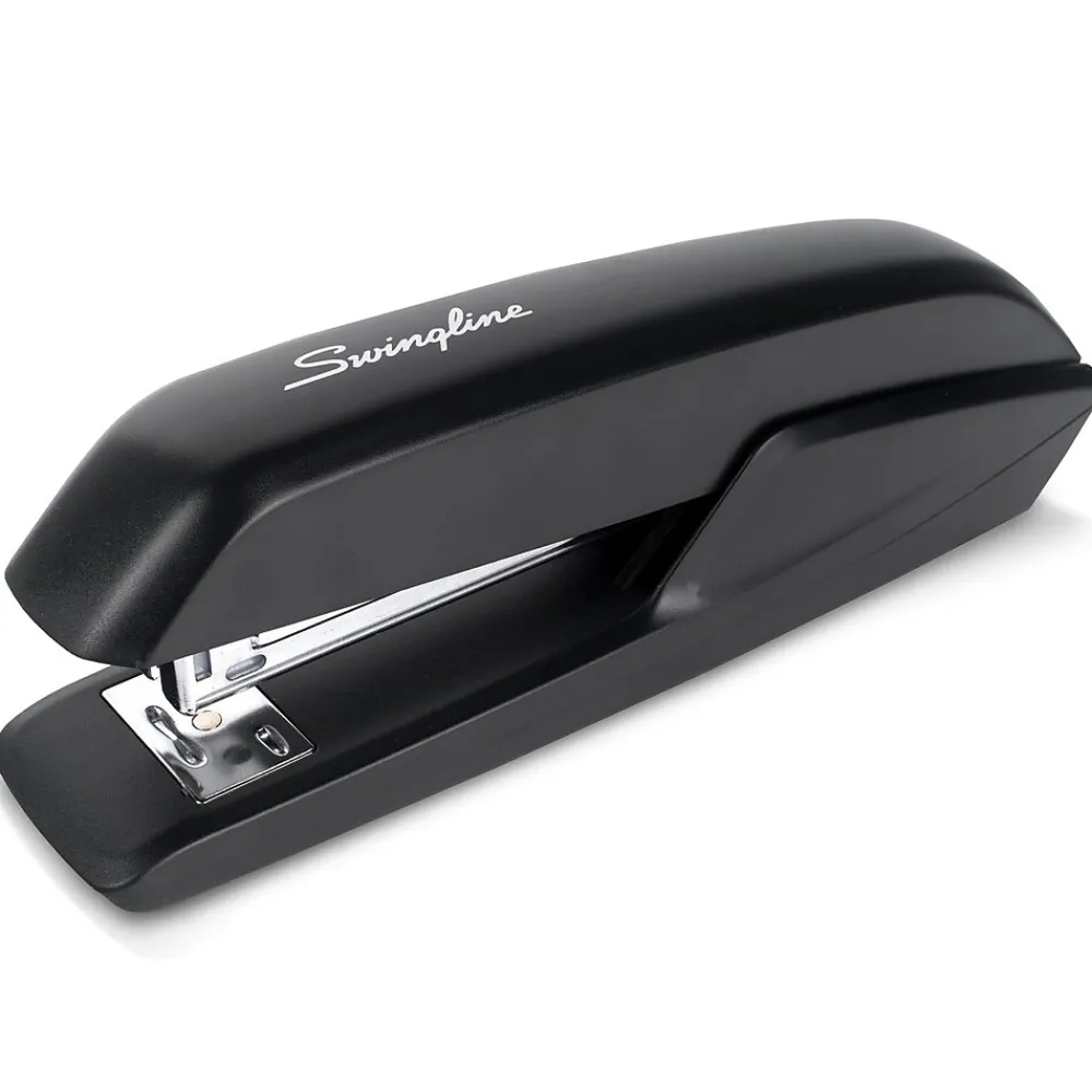 Staplers|Swingline Eco Friendly Desktop Stapler, 15-Sheet Capacity, Black (54501)