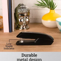 Staplers|Swingline Eco Friendly Desktop Stapler, 15-Sheet Capacity, Black (54501)