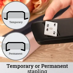 Staplers|Swingline Eco Friendly Desktop Stapler, 15-Sheet Capacity, Black (54501)