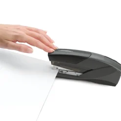 Staplers|Swingline EZTouch Stapler, 20 Sheet Capacity, Black (66424)
