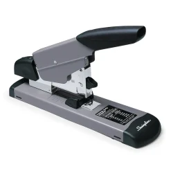 Staplers|Swingline Heavy Duty Desktop Stapler, 160 Sheet Capacity, Black/Gray (39005)