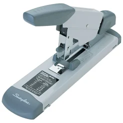 Staplers|Swingline Heavy Duty Desktop Stapler, 160 Sheet Capacity, Platinum (39002)