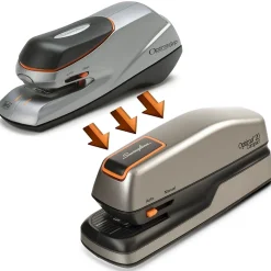 Staplers|Swingline Optima 20 Compact Stapler, 20-Sheet Capacity, Staples Included, Gray/Silver (48207)