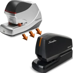 Staplers|Swingline Optima 50 Electric Desktop Stapler, 50-Sheet Capacity, Staples Included, Black (48209)