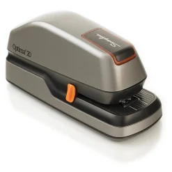Staplers|Swingline Optima 20 Electric Desktop Stapler, 20-Sheet Capacity, Gray/Silver (48208)