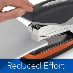 Staplers|Swingline Optima Desk Stapler, 40 Sheet Capacity, Silver/Black (87845)