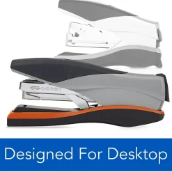 Staplers|Swingline Optima Desk Stapler, 40 Sheet Capacity, Silver/Black (87845)