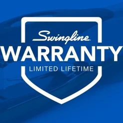 Staplers|Swingline Optima Desk Stapler, 40 Sheet Capacity, Silver/Black (87845)