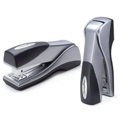 Staplers|Swingline Optima Stapler, 25 Sheet Capacity, Silver (87816)