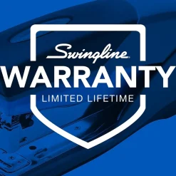 Staplers|Swingline Optima Stapler, 25 Sheet Capacity, Blue/Gray (66404)