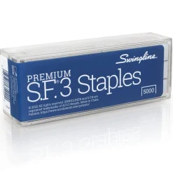 Staples|Swingline S.F. 3 Premium 1/4" Length Standard Staples, Half Strip, 5000/Box (35440)