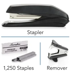 Staplers|Swingline Value Pack Stapler, 20-Sheet Capacity, Staples Included, Black (54567)