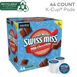 Swiss Miss Milk Chocolate Hot Cocoa, Keurig® K-Cup® Pods, 44/Box (351178)