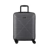 DCA 21.5" Hardside Carry-On Suitcase, 8-Wheeled Spinner, Gray Geometric (HLG1020SM-GREY)<Swiss Mobility