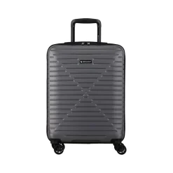 DCA 2-Piece Hardside Spinner Luggage Set, Gray Geometric (HLG1002SM-GREY)<Swiss Mobility New