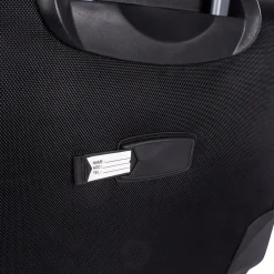 Polyester Business Case On Wheels, Black (BZCW1003SMBK)<Swiss Mobility Best