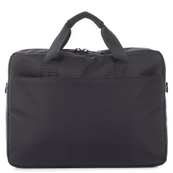 Stride Polyester Executive Briefcase, Black (EXB1020SMBK)<Swiss Mobility
