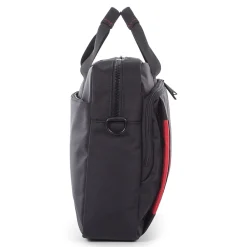 Stride Polyester Executive Briefcase, Black (EXB1020SMBK)<Swiss Mobility