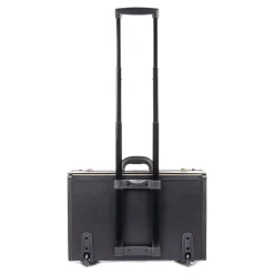 Vegan Leather Business Case On Wheels, Black (251622)<Swiss Mobility