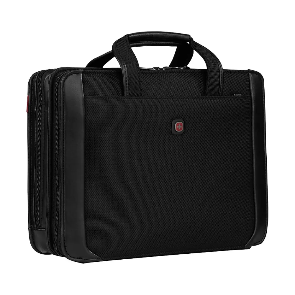 Proxy Polyester Padfolio with Zipper Closure, Black (601675)<SWISSGEAR Outlet