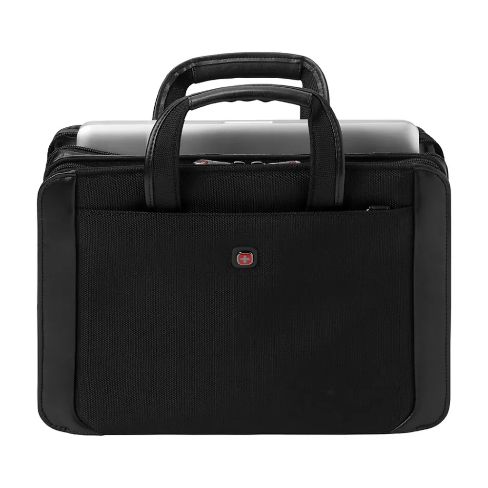 Proxy Polyester Padfolio with Zipper Closure, Black (601675)<SWISSGEAR Outlet