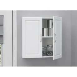 Storage Cabinets*System Build SystemBuild Kendall 24" Wall Cabinet, White (7366401PCOM)