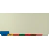 Dividers|Tabbies Bottom Tab Patient Chart Index Divider Set, 8-Tab, Ivory, 40/Box (54500)