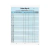 Medical Forms*Tabbies Healthcare Patient Privacy Sign-In Sheets, 11"L x 8.5"W, 125/Pack (14531)