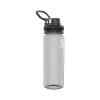 Takeya Tritan Plastic Water Bottle, 24 oz., Stormy Black (50404)