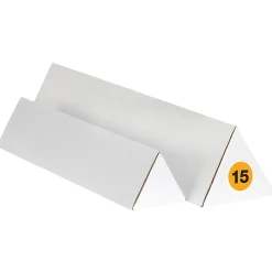 Labels|Tape Logic 2" Circle "15" Number Label, Fluorescent Orange, 500/Roll