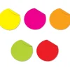 Labels|Tape Logic 2" Circle Fluorescent Inventory Label, 5000/Pack