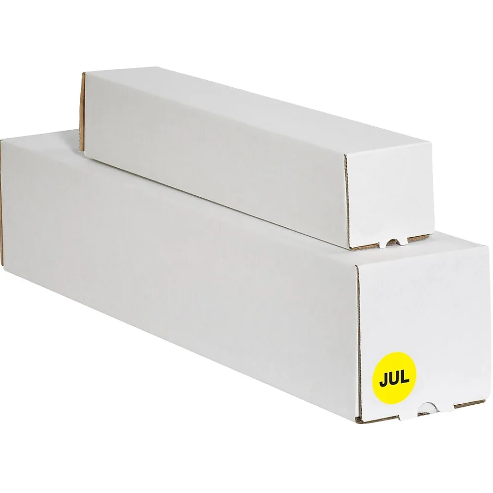 Labels|Tape Logic 1" Circle "JUL" Month of the Year Labels, Fluorescent Yellow, 500/Roll