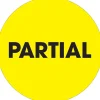 Labels|Tape Logic 2" Circle "Partial" Inventory Label, Fluorescent Yellow, 500/Roll