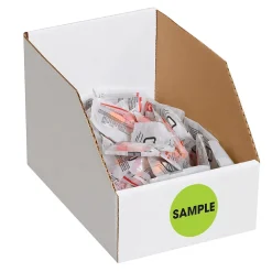 Labels|Tape Logic 2" Circle "Sample" Label, Fluorescent Green, 500/Roll