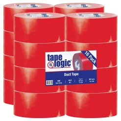 Tape Logic ™ 10 mil Duct Tape, 3" x 60 yds, Red, 16/Pack