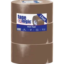 Clearance Tape Logic ™ 10 mil Duct Tape, 3" x 60 yds, Brown, 3/Carton