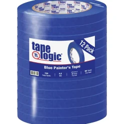 Sale Tape Logic ® 3000 Painter's Tape, 5.2 Mil, 1/2" x 60 yds., Blue, 12/Case (T933300012PK)