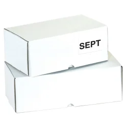 Labels|Tape Logic 3" x 2" Rectangle "SEPT" Months of the Year Label, White, 500/Roll
