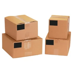 Labels|Tape Logic 4" x 3" Rectangle Inventory Label, Black, 500/Roll