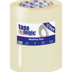 Hot Tape Logic ™ 1/2" x 60 Yards Masking Tape, 12 Rolls (T933260012PK)