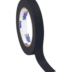 Online Tape Logic ™ 3/4" x 60 Yards Masking Tape, Black, 12 Rolls (T93400312PKB)
