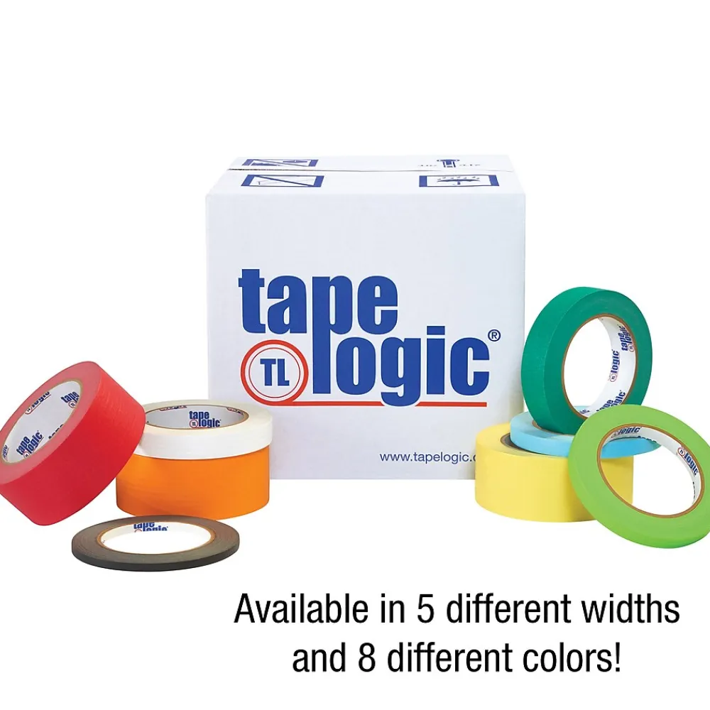 Best Tape Logic ® Colored Masking Tape, 4.9 Mil, 1/2" x 60 yds., White, 12/Case (T93300312PKW)