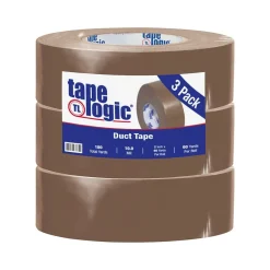 Best Tape Logic Economy Cloth Duct Tape, 2" x 60 Yards, Brown, 3 Carton (T987100BR3PK)